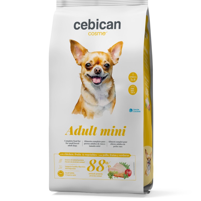 אוכל כלבים בוגר מיני עוף